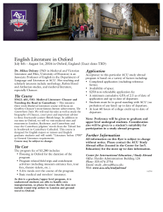 Medieval Literature in England