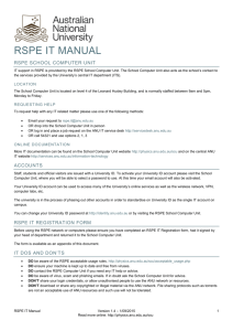 RSPE IT Manual (PDF 299KB)