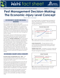 Pest Management Decision-Making: the Economic Injury Level
