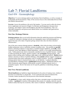 Lab 7: Fluvial Landforms - Classes | @ Warner College of Natural