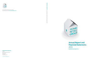 Annual Report and Financial Statements 2013