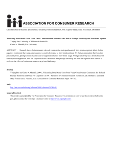 ASSOCIATION FOR CONSUMER RESEARCH