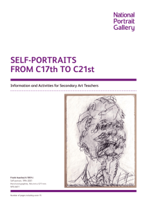 SELF-PORTRAITS FROM C17th TO C21st