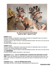 wednesday 3/15 – age of imperialism constructed response packet