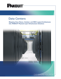 Data Center Design Guide Mapping Logical and Physical