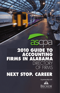 2010 Guide to Accounting Firms in Alabama