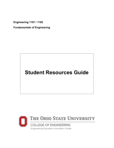Student Resources Guide - The Ohio State University