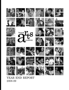 YER 2008-2009 - Boston Arts Academy