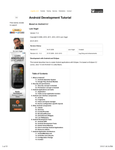 Android Development Tutorial