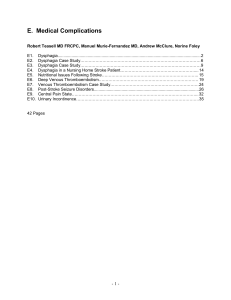 E. Medical Complications