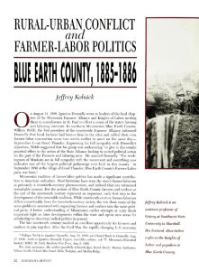 Rural-urban conflict and farmer-labor politics : Blue