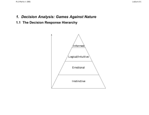 Decision Analysis