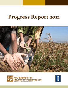 2012 Progress Report - ADM Institute for the Prevention of