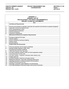 division 1 - general requirements