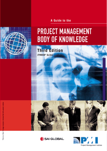 CB 025-2004 A Guide to the Project Management Body