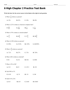 6 High Chapter 2 Practice Test Bank