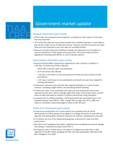 Government market update - TIAA-CREF