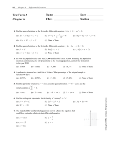 Test Form A Chapter 6