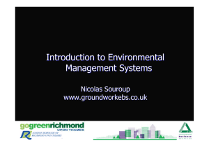 Introduction to Environmental Management Systems