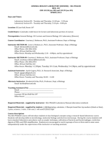 BIOL 102 LAB SEC12-13 PHAGES SYLLABUS