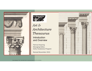 Art Architecture Thesaurus