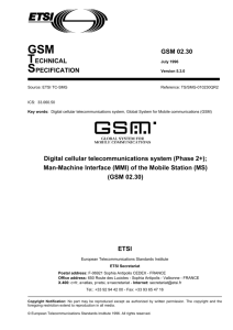 GSM 02.30