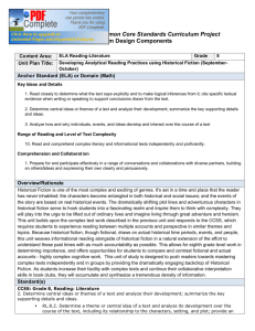 Grade 8 Reading  - Rumson School District