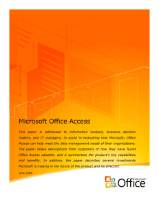 Microsoft Office Access