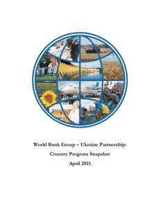 Ukraine Country Program Snapshot