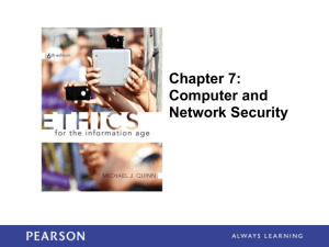 Chapter 7: Computer and Network Security