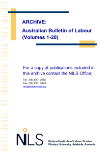 ARCHIVE: Australian Bulletin of Labour