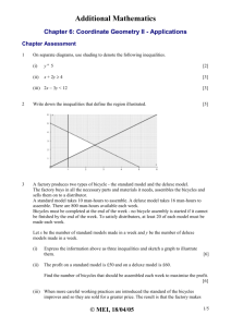 Coordinate Geometry 2 Applications Topic Review