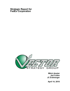 Strategic Report for FedEx Corporation