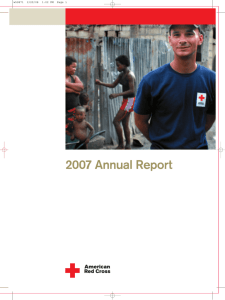 2007 Annual Report - American Red Cross
