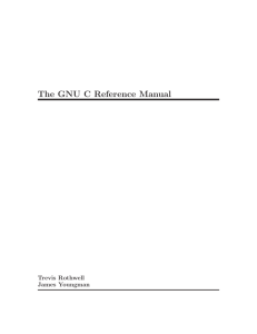 The GNU C Reference Manual