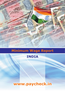 Minimum Wage In India