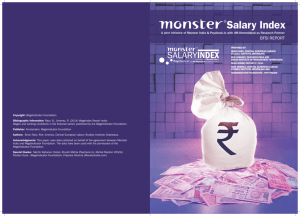 Salary Index - Monster India