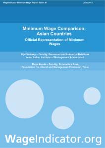 Minimum Wage Comparison: Asian Countries