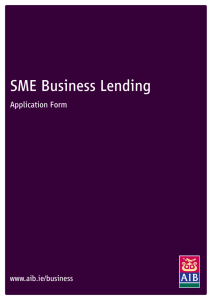 SME Business Lending - AIB
