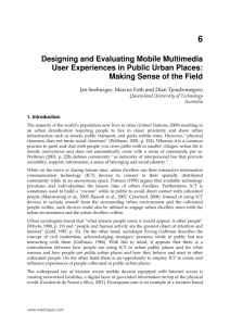 Designing and Evaluating Mobile Multimedia User