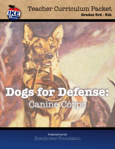 Dogs for Defense - Eisenhower Foundation