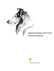 2015 Breed Education Seminar final proposal