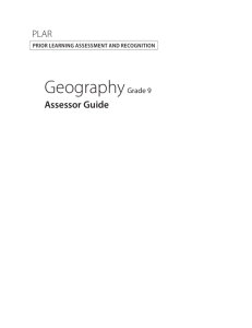 GeographyGrade 9