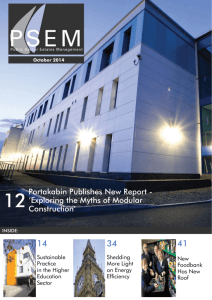 Portakabin Publishes New Report - 'Exploring the