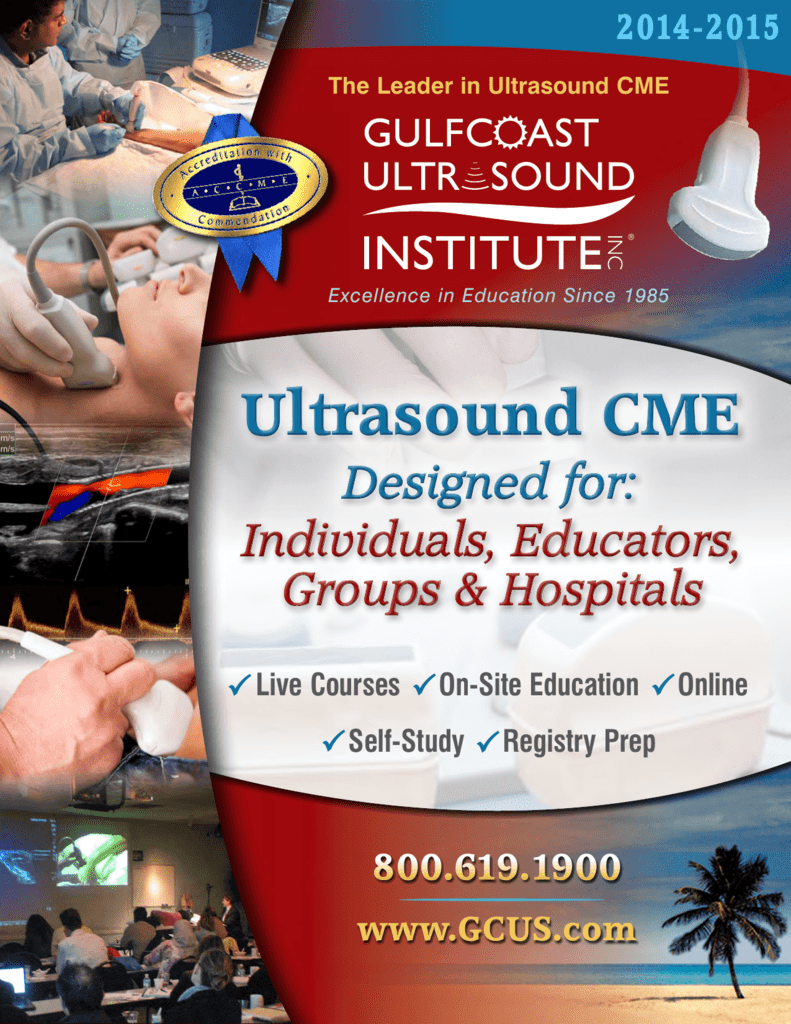 Ultrasound CME Ultrasound CME Gulfcoast Ultrasound Institute