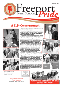 at 118th Commencement - Freeport Public Schools