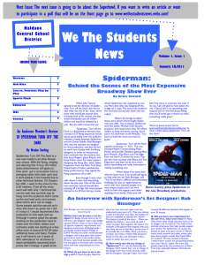 We The Students News - Haldane Central School District