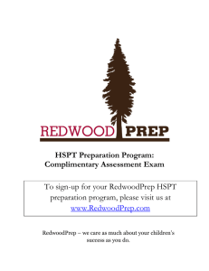 HSPT Preparation Program: Complimentary Assessment Exam To