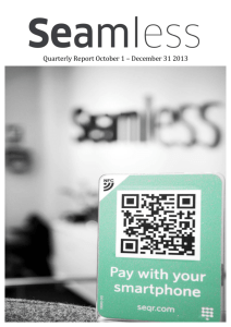 Quarterly Report October 1 – December 31 2013
