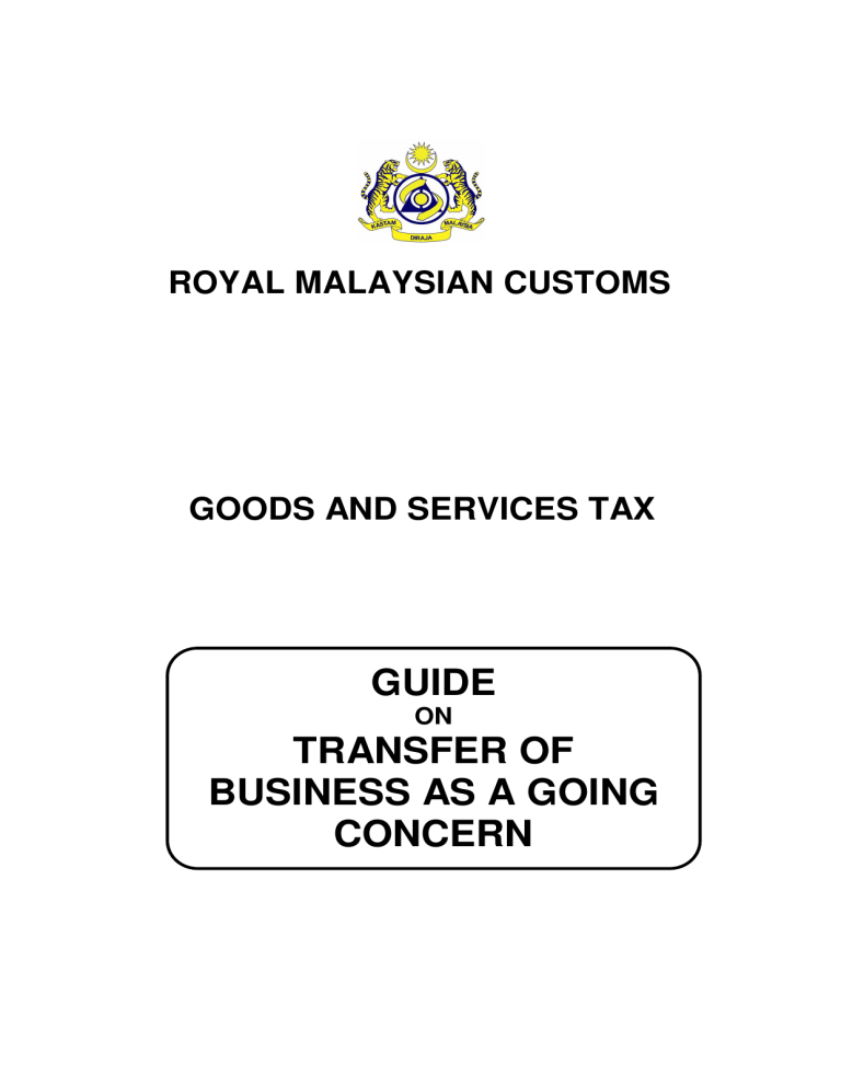 Transfer Of Going Concern Conditions